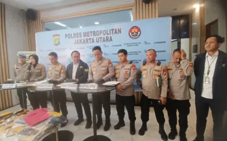 Polres Metro Jakarta Utara Ungkap 15 Kasus Kriminal Besar Maret-April 2026