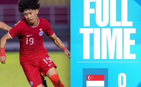Hasil Timnas Singapura U-17 vs Australia U-17 Piala AFF 2026: The Joeys Menang 1-0