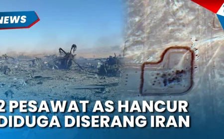 Pesawat Militer AS di Isfahan Hancur Diduga Akibat Serangan Iran, Bukan Kecelakaan