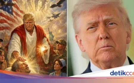 Heboh Trump Hapus Gambar AI Dirinya Mirip Yesus Setelah Kontroversi
