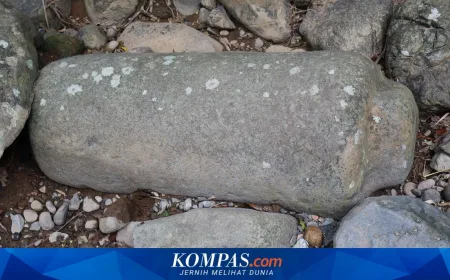 Watu Lontong di Purworejo Diduga Peninggalan Mataram Kuno Terancam Rusak Akibat Banjir