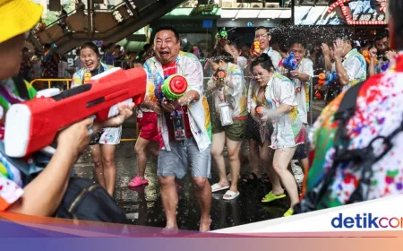 Korban Tewas Kecelakaan Meningkat Saat Songkran di Thailand Meski Jumlah Kecelakaan Menurun
