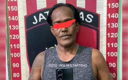 Residivis Pencuri Ponsel di Tapteng Dibekuk Polisi Setelah Beraksi Dua Kali