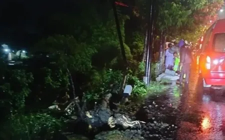 Kecelakaan Tunggal Mobil Sedan Terperosok Jurang 6 Meter di Kalasan