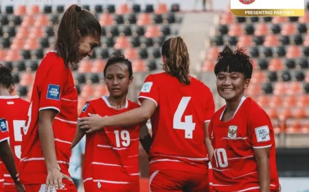 Hasil Babak Pertama Timnas Putri Indonesia vs Kaledonia Baru di FIFA Series 2026: Garuda Pertiwi Unggul 2-0