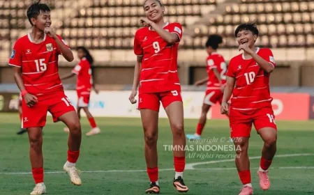 Hasil Timnas Putri Indonesia vs Kaledonia Baru FIFA Series 2026: Menang 4-2, Raih Peringkat 3
