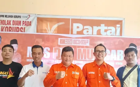 Partai Buruh dan SPSB Sumut Gelar Aksi Damai di Kantor Gubsu Tuntut Pengesahan UU Ketenagakerjaan