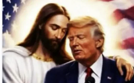 Trump Unggah Foto AI dengan Yesus, Memicu Kontroversi Usai Dituduh Hina Agama