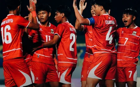 Timnas Indonesia U-17 Menang Tipis 1-0 atas Malaysia U-17 di Piala AFF U-17 2026