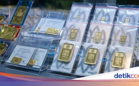Harga Emas Antam Turun Rp 5.000 per Gram, Ini Rincian Lengkapnya