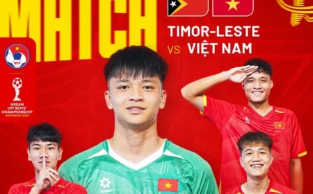 Hasil Timnas Vietnam U-17 vs Timor Leste 10-0 di Piala AFF U-17 2026