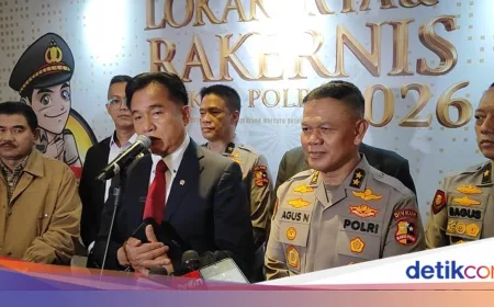 Menko Yusril Bahas Peran Strategis Polri dalam Pembangunan Negara Hukum