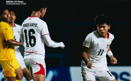 Hasil Babak Pertama Timnas Indonesia U-17 vs Malaysia U-17: Garuda Asia Tertinggal 0-1