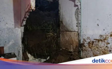 Longsor di Sukabumi Timpa 2 Rumah, 1 Wanita Tewas Tertimbun