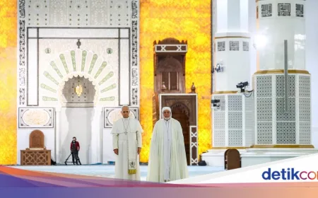 Paus Leo Ucap 'Assalamualaikum' dan Kunjungi Masjid Agung Aljazair, Momen Bersejarah
