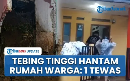 Longsor Tebing Tinggi Hantam Perumahan Sukabumi: 1 Tewas & Bangunan Runtuh