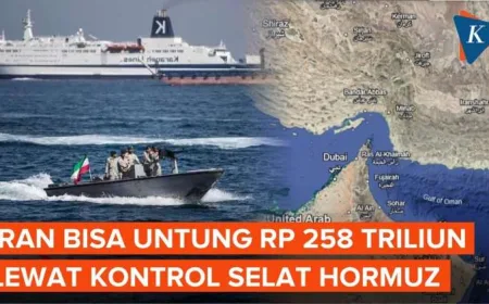 Iran Berpeluang Raup Rp 258 Triliun dari Kontrol Selat Hormuz