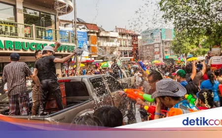 Ratusan Orang Tewas dalam Perang Air Terbesar Dunia Saat Festival Songkran 2026