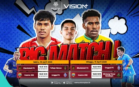 Jadwal dan Link Live Streaming Vision+ Pekan 9 Pro Futsal League Indonesia 2025-2026