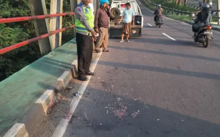 Gagal Salip Truk di Jembatan Kalitanggi, Pelajar Boyolali Tewas Tragis
