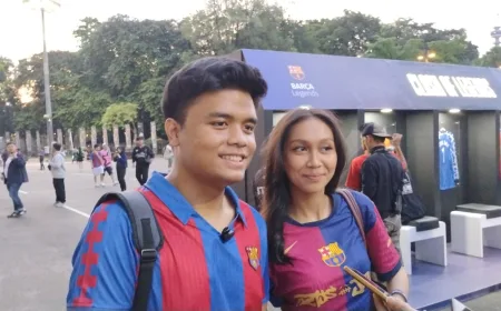 Dukung Barcelona Sejak SD, Suporter Bekasi Antusias Sambut Clash of Legends 2026