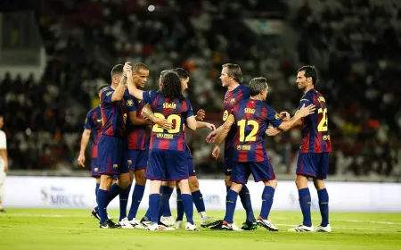 Hasil Clash of Legends 2026: Barcelona Legends Menang Telak 3-0 atas DRX World Legends