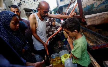 UNICEF Desak Investigasi Penembakan Pengemudi Truk Air di Gaza yang Ancaman Kemanusiaan