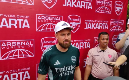 Aaron Ramsey Yakin Arsenal Juara Liga Inggris 2025-2026 Jelang Nobar di Jakarta