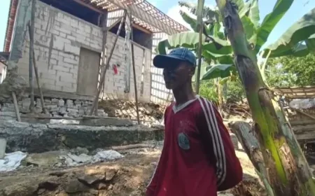 Tanah Gerak di Kalikobok Sragen: Rumah Ambles 2 Meter, Ini Kisah Korban