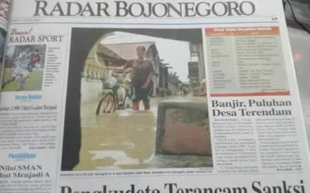 Banjir Bojonegoro 2005: Warga Cemas Ancaman Banjir Lebih Besar Pascakejadian