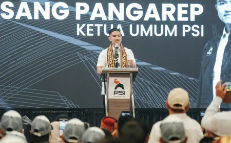 Kaesang Minta Kader PSI Lampung Kolaborasi dengan Partai Pendukung Prabowo-Gibran