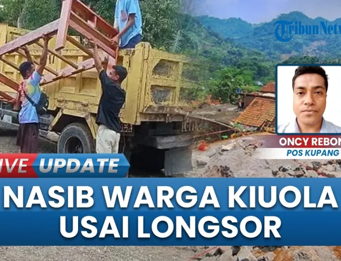 Korban Longsor Kiuola Keluhkan Biaya Mandiri Bangun Rumah, Terpaksa Dirikan Pondok Sementara