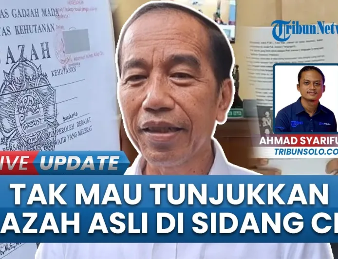 Jokowi Tolak Tunjukkan Ijazah di Sidang CLS Solo, Kuasa Hukum Jelaskan Alasannya