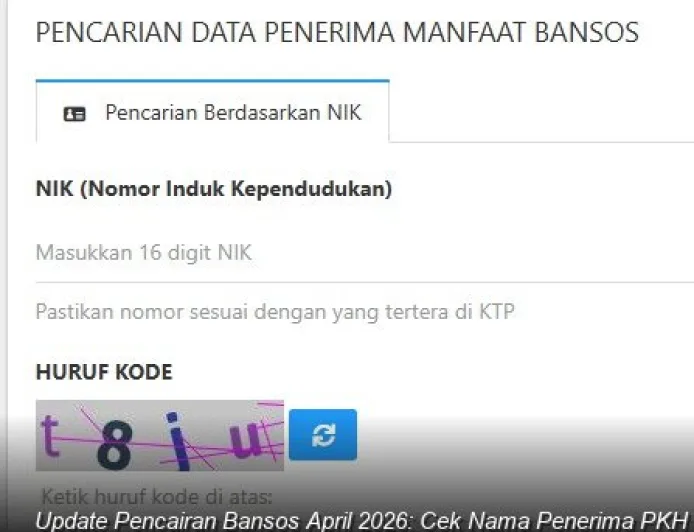 Aliran Dana Perlindungan Sosial Cair April 2026: Cara Cek Status PKH dan BPNT Terbaru