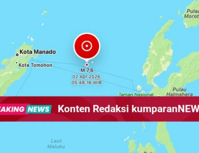 Longsor di Gorontalo Akibat Gempa 7,6 M Sulut-Malut, Jalan Terputus