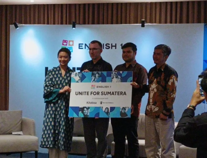 English 1 Galang Dana Rp100 Juta untuk Pemulihan Anak Korban Banjir Sumatera