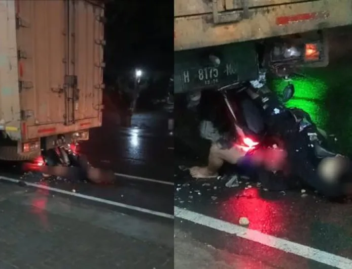 Kecelakaan Maut di Jalan Bojonegoro–Padangan, 2 Pemuda Tewas Terlindas Truk Fuso