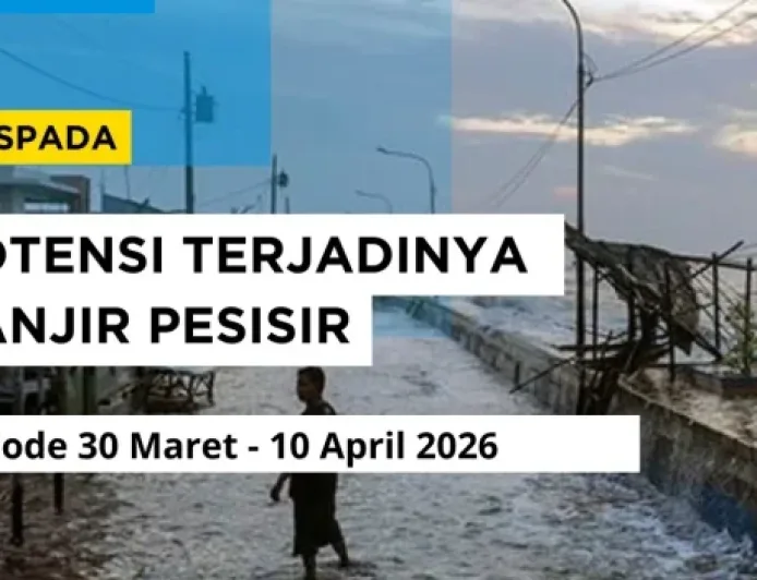Potensi Banjir Rob di Maluku Meningkat Saat Hujan Lebat, Warga Diminta Waspada