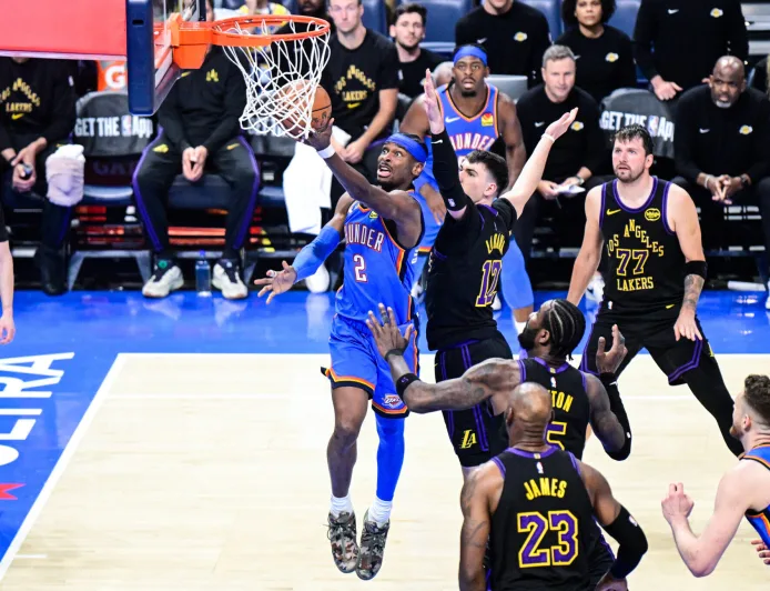 Lakers Gagal Hentikan Laju Thunder, Shai Gilgeous-Alexander Cetak 28 Poin