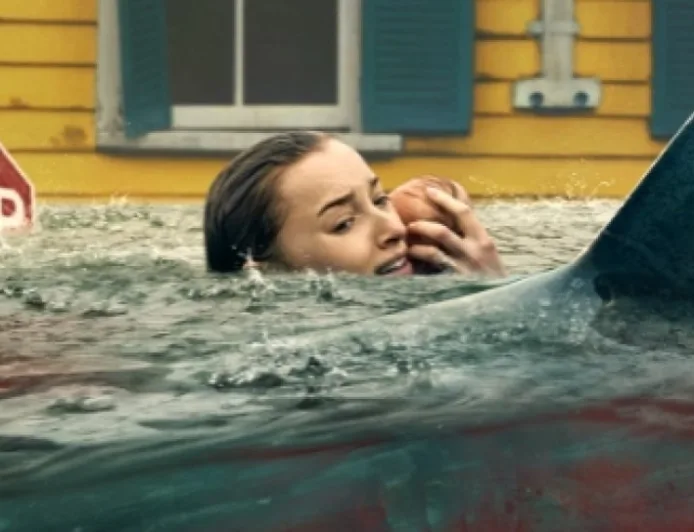 Thrash: Phoebe Dynevor Hadapi Ancaman Hiu dan Badai Dahsyat di Netflix