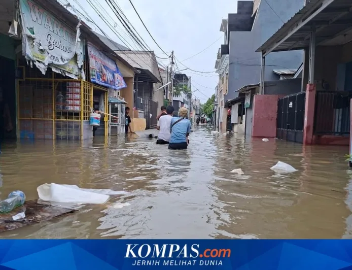 Banjir Terparah di Jakarta Barat: 12 RT dan 4 Jalan Tergenang Akibat Hujan Deras