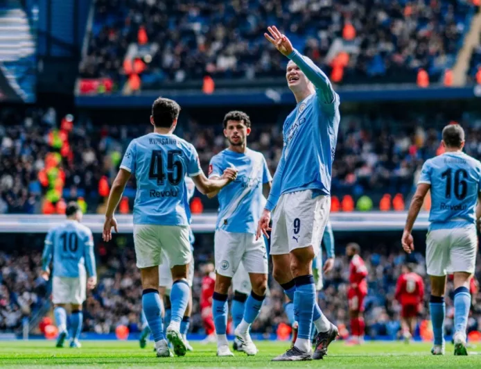 Hasil Manchester City vs Liverpool: Haaland Cetak Hattrick, City Menang 4-0 di Piala FA