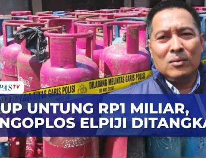 Sindikat Oplos Elpiji di Jawa Tengah Raup Rp1 Miliar per Bulan, Terbongkar Polisi