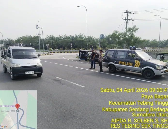 Polsek Tebing Tinggi Gelar Patroli Rutin untuk Cegah Tindak Kriminal