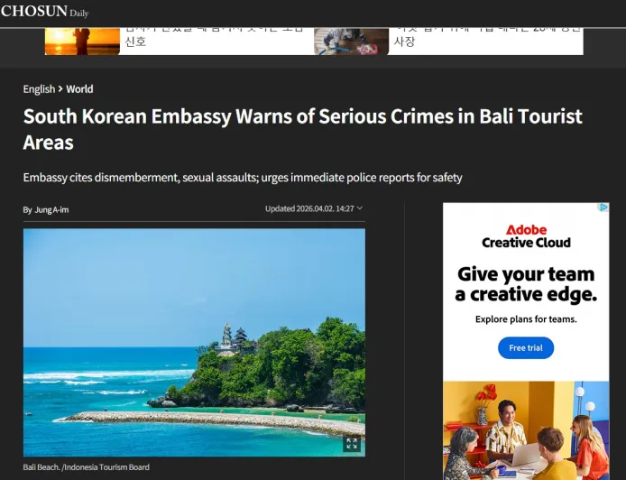 Travel Warning ke Bali dari Korsel Viral, Ini Fakta Kasus Kriminal Terhadap Turis Asing