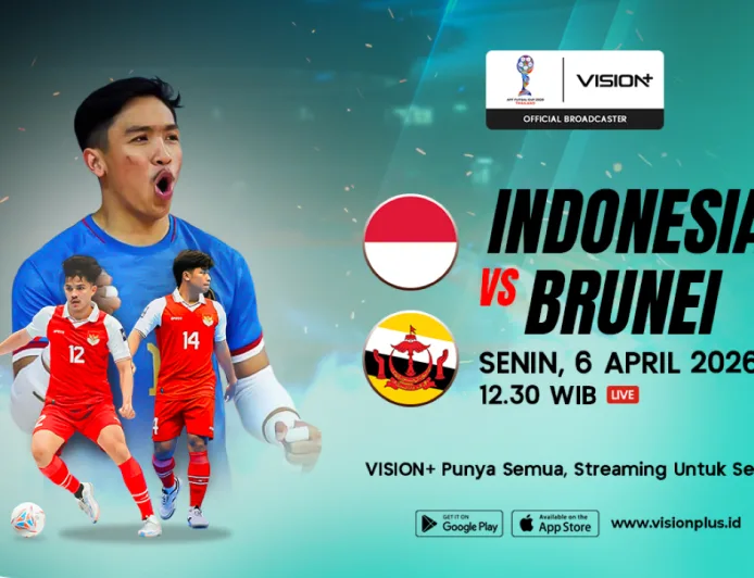 Link Live Streaming Timnas Futsal Indonesia vs Brunei di Piala AFF 2026, Saksikan di VISION+