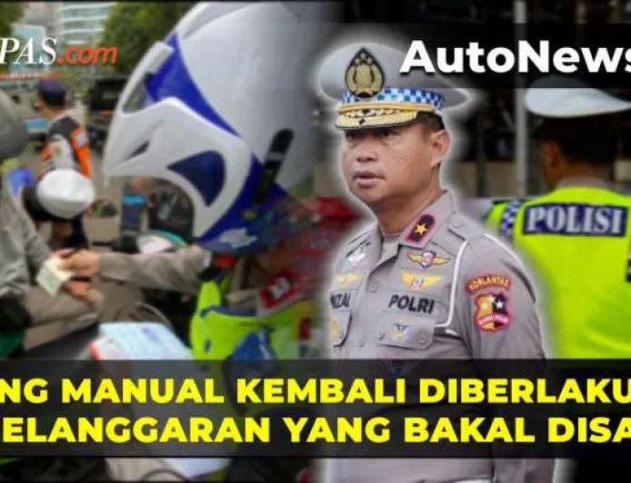 Tilang Manual Kembali Berlaku untuk Sanksi Pelanggaran Pemicu Kecelakaan