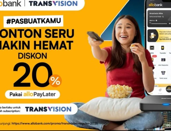Diskon 20% Nonton TV Berlangganan dengan Allo Paylater, Hemat dan Untung!