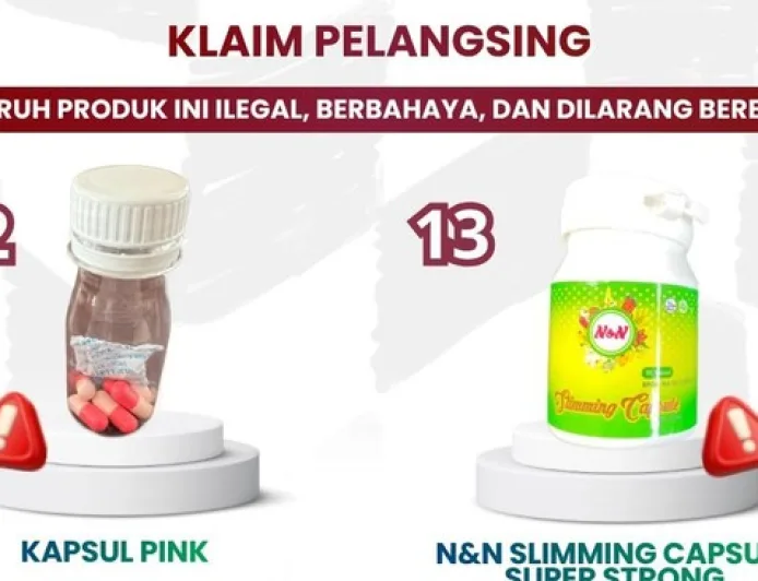 BPOM Temukan 24 Obat Herbal Ilegal Berbahaya, Klaim Pelangsing dan Stamina Pria