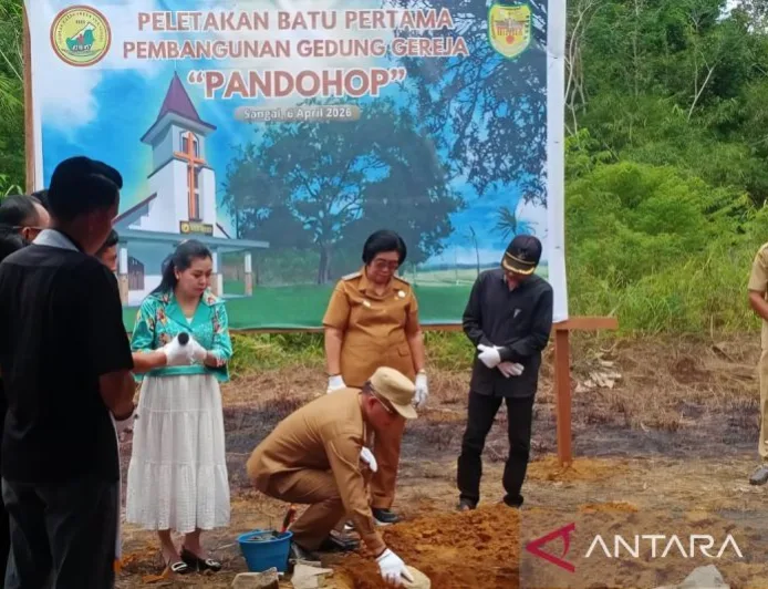 Relokasi Gereja Pandohop GKE Sangal untuk Hindari Banjir di Gunung Mas